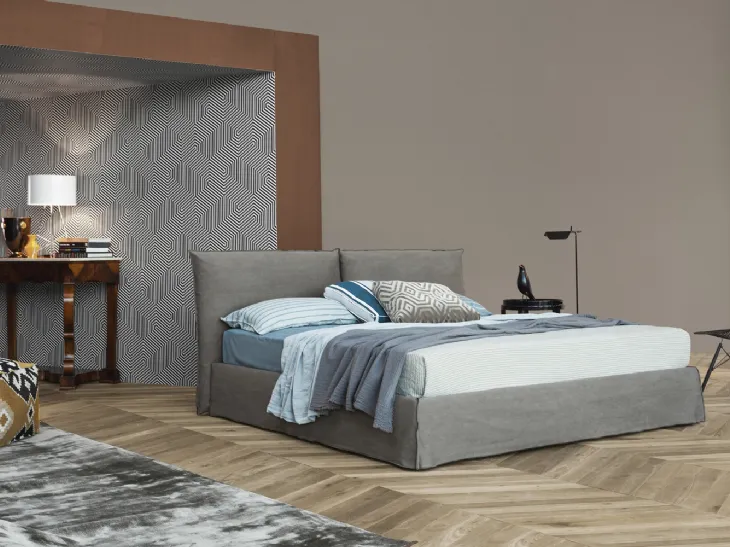 Letto in tessuto Lazy 015 di Flexteam