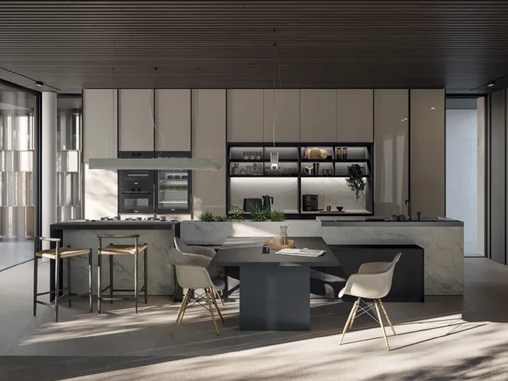 Cucina Design con isola Loggia In di Zampieri Cucine